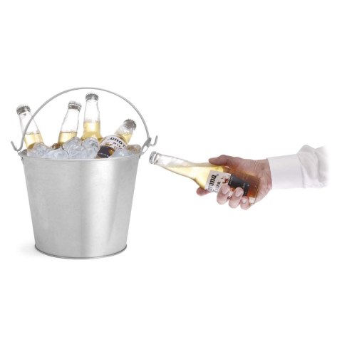 Wiaderko do chłodzenia napojów z otwieraczem do butelek 230x(h)180 mm, Bar Up Bar Up