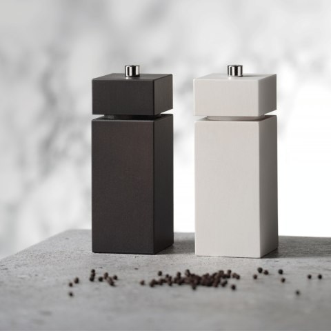 Młynek do pieprzu Trento biały, 165mm Bisetti