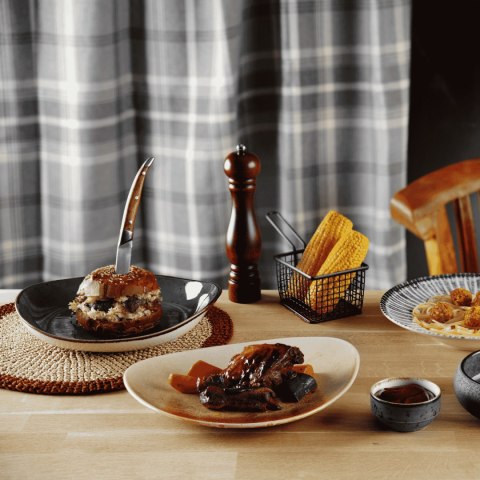 Nóż do steków i pizzy Mykonos - zestaw 6 szt. Fine Dine