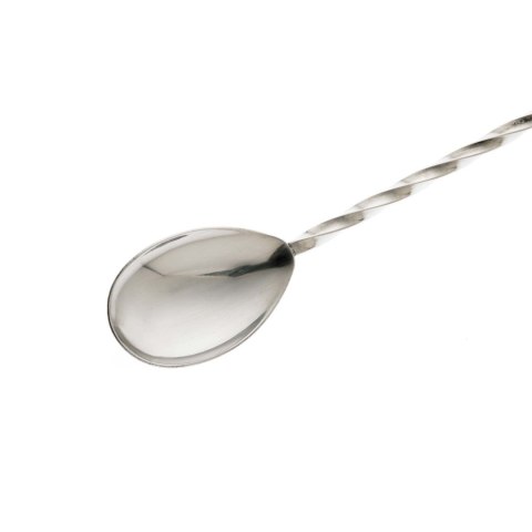 Łyżka barmańska z tłuczkiem, 300mm, stal nierdzewna, Barfly BarFly