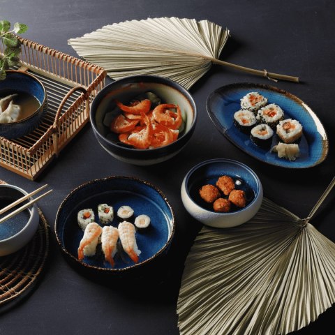 Miska Goro White Blue 140mm Fine Dine