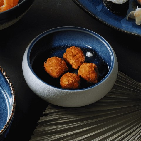 Miska Goro White Blue 140mm Fine Dine