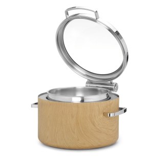 Podgrzewacz Indukcyjny Okrągły 11l z Pokrywą Szklaną De Luxe Madeira Fine Dine