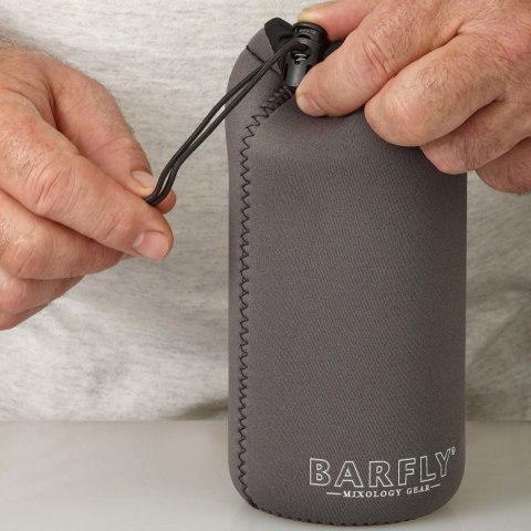 Pokrowiec na szklanice barmańskie 500/ 550 ml, szary, Barfly BarFly