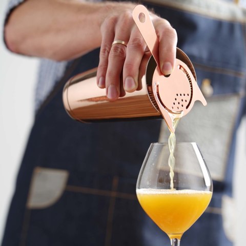 Shaker 3-częściowy w stylu japońskim, Cobbler, Bar up, miedziany, 795 ml, ø85x(H)240mm Bar Up