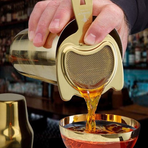 Siatkowe sitko do shakera 2w1, złoto, Barfly, 152mm BarFly