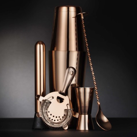 Zestaw barmański w tubie, Bar up, miedziany, fi.120x(H)320mm Bar Up