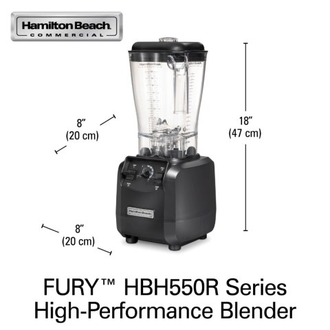 Blender Barmański Hamilton Beach Commercial HBH550R-CE Fury 1,8l 880W