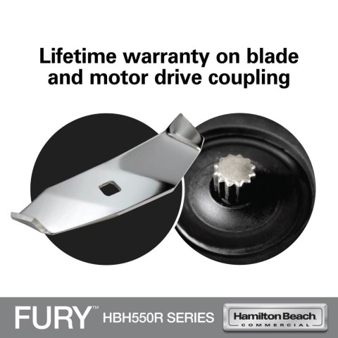 Blender Barmański Hamilton Beach Commercial HBH550R-CE Fury 1,8l 880W