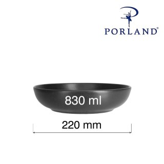 Miska płytka Coal, 220mm Porland