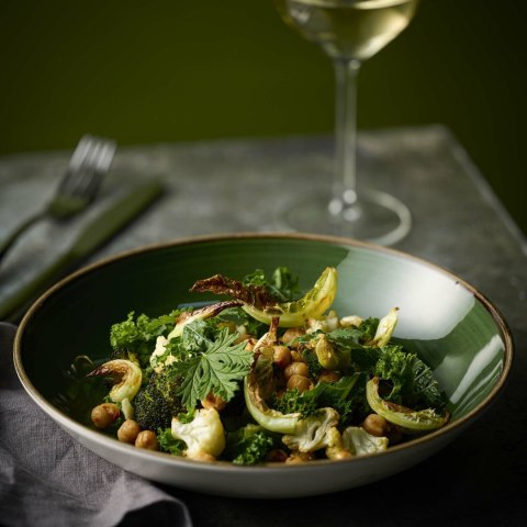 Miska trójkątna Stonecast Sorrel Green, 240mm Churchill