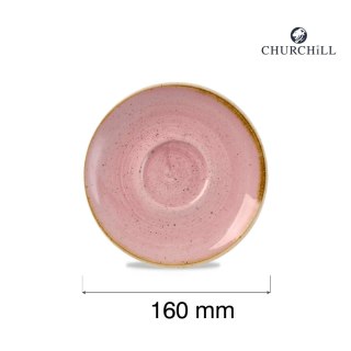 Spodek do filiżanki do kawy i herbaty Stonecast Petal Pink, 160mm Churchill