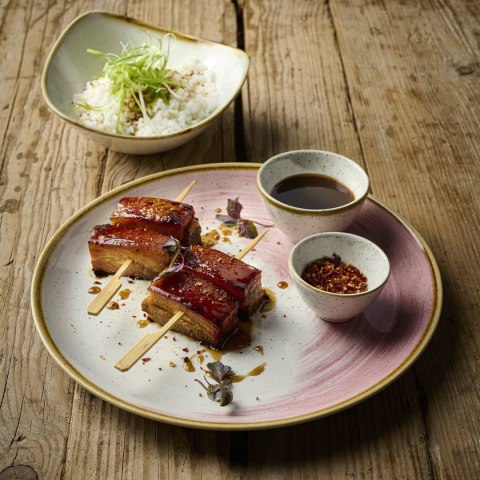 Spodek do filiżanki do kawy i herbaty Stonecast Petal Pink, 160mm Churchill