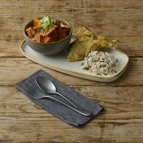 Taca porcelanowa Stonecast Barley White, 300x90mm Churchill