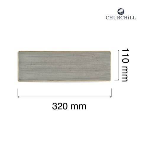 Taca porcelanowa Stonecast Peppercorn Grey, 320x110mm Churchill