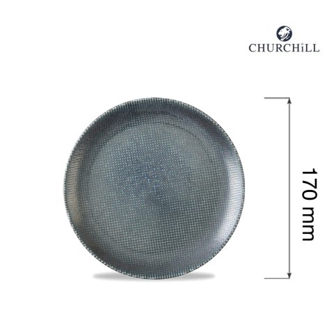 Talerz płytki Astro Metallic Blue, 170mm Churchill