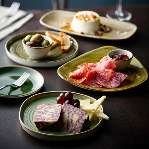 Talerz płytki Stonecast Sorrel Green, 170mm Churchill