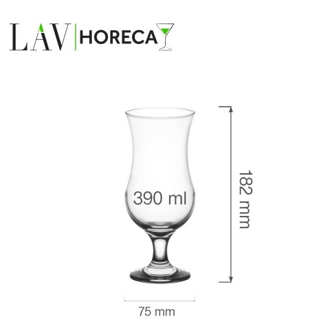 Kieliszek typu hurricane Miami, 390ml, LAV (dawniej LV-FST577XZ) LAV