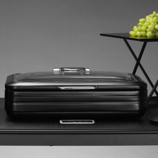 Podgrzewacz indukcyjny ze szklaną pokrywą De Luxe Black, GN 1/1 Fine Dine