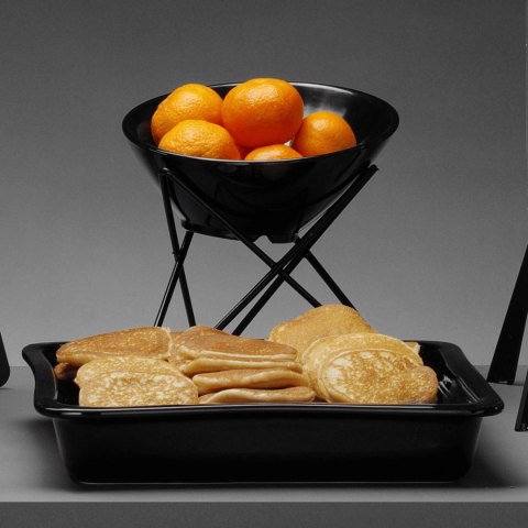 Pojemnik porcelanowy GN 1/1, czarny, 525x320x(h)68mm Fine Dine