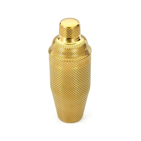 Shaker barmański 3-częściowy w stylu japońskim Diamond Lettice, złoty, BarFly 700ml BarFly
