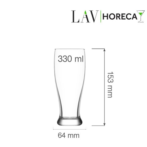 Szklanka do piwa Belfast 330 ml, LAV (dawniej LV-BRO19XZ) LAV