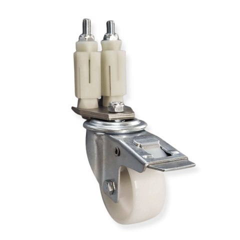 Wewnętrzne rolki jezdne do profili pionowych Oxygen, zestaw 2 szt. (1 szt. z hamulcem + 1 szt. bez hamulca) Barmatic