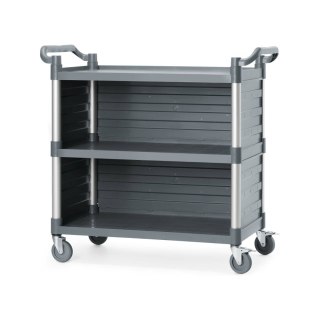 Wózek Serwisowy 3-Półkowy z Panelami Bocz. 1010x500x960 mm Amerbox