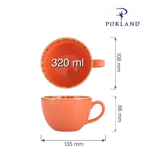 Filiżanka elegancka Amber 320 ml Porland