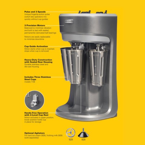 Mikser Koktajlowy Potrójny HMD400P-CE Hamilton Beach Commercial