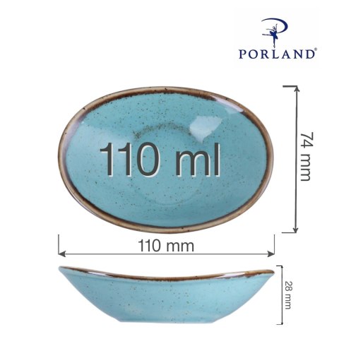 Mini naczynie owalne Laguna 110 mm Porland