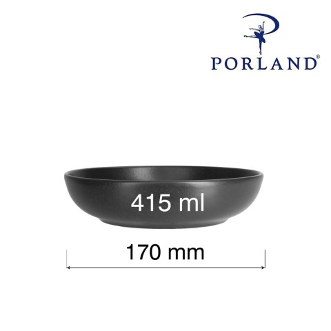 Miska płytka Coal, 170mm Porland