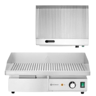 Płyta grillowa żebrowana ryflowana 230V/3000W Hendi Budget Line 154984