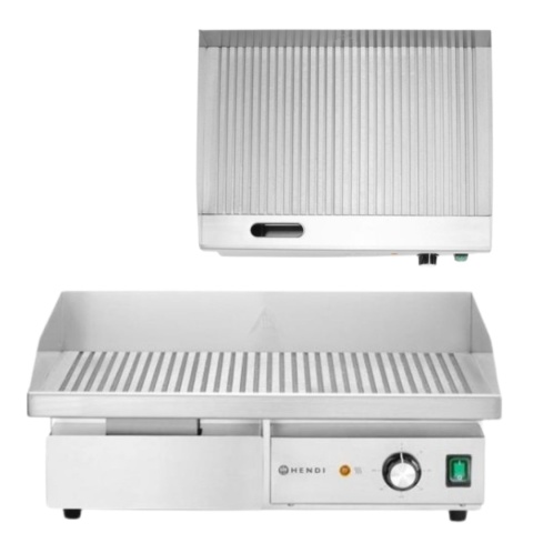 Płyta grillowa żebrowana ryflowana 230V/3000W Hendi Budget Line 154984