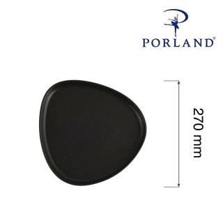 Talerz trójkątny Coal, 270mm Porland