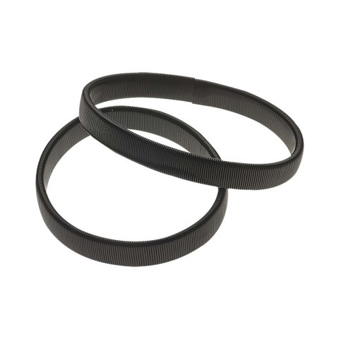 Barmańskie opaski na rękaw koszuli, zestaw 2szt, czarne BarFly