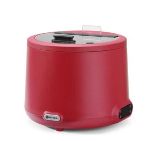 Kociołek Do Zupy UNIQ 8l Czerwony Hendi Podgrzewacz Bufetowy 860571