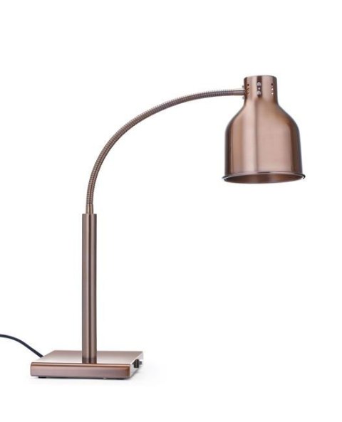 Giętka lampa do podgrzewania potraw miedziana 230 V 250 W Hendi 273753