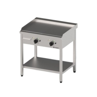 Płyta grillowa elektryczna gładko ryflowana 800x700x850 8.1 kW 400V Gredil Stalgast 977313