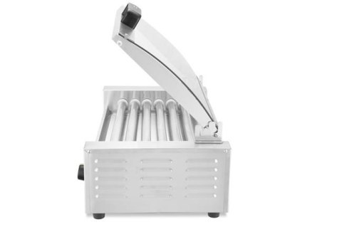 Podgrzewacz rolkowy do parówek 7 rolek jednostrefowy z pokrywą HENDI 268636