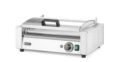 Podgrzewacz rolkowy do parówek 9 rolek jednostrefowy z pokrywą HENDI 268643