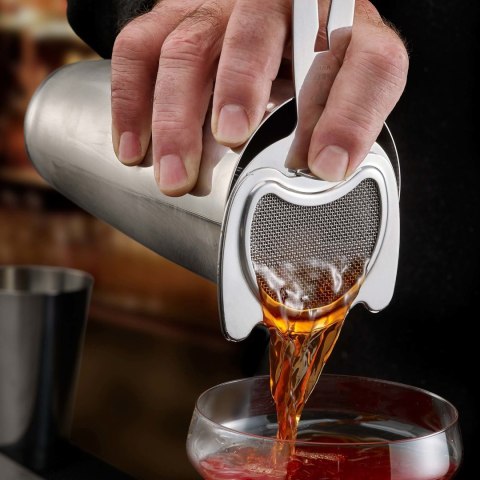 Siatkowe sitko do shakera 2w1, stal nierdzewna, Barfly, 152mm BarFly