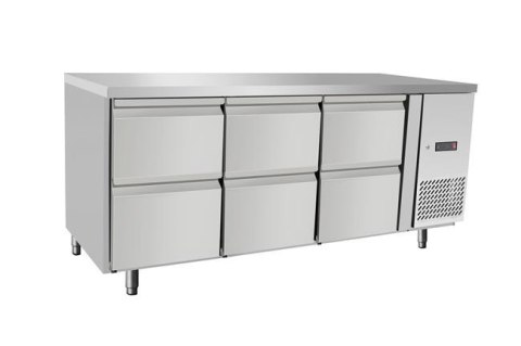 Stół chłodniczy z 6 szufladami Arktic 420L 230V/400W 1795x700x879 Hendi 237069