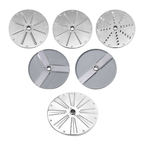 Szatkownica elektryczna z dużym otworem i zestawem 6 tarcz Hendi 231852M