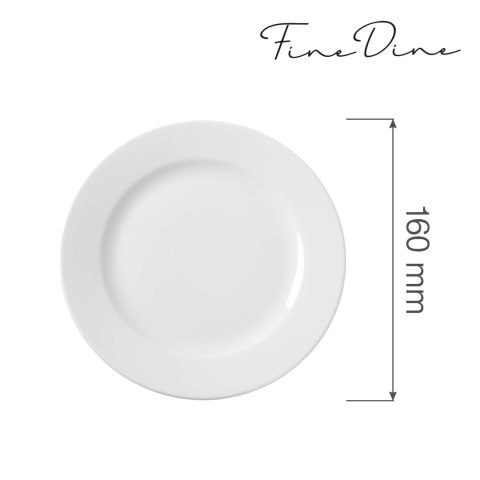 Talerz płytki Bianco 160 mm Fine Dine 794050