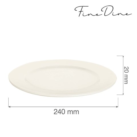 Talerz płytki Crema 240 mm Fine Dine 770580
