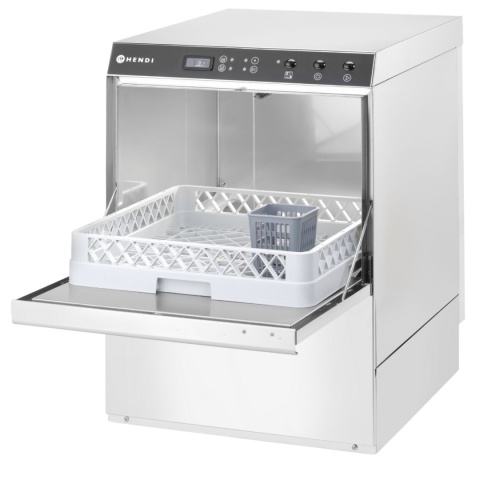 Zmywarka gastronomiczna 230/400V z pompą i dozownikami Hendi 237366