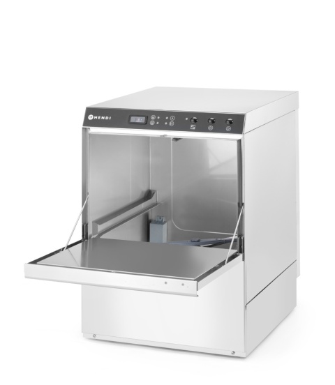 Zmywarka gastronomiczna 230/400V z pompą i dozownikami Hendi 237366