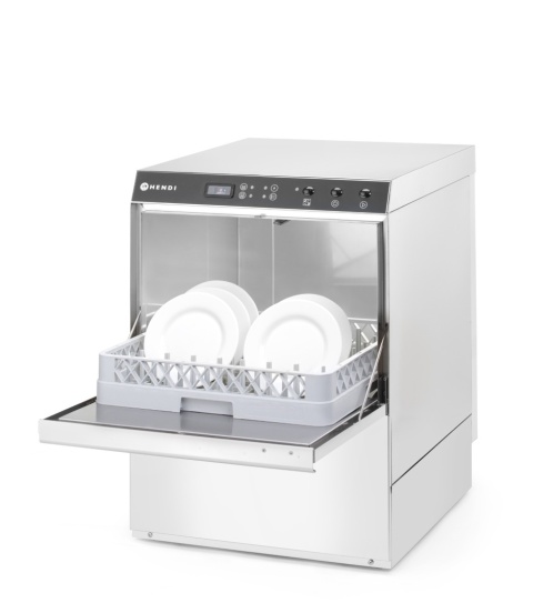 Zmywarka gastronomiczna 230/400V z pompą i dozownikami Hendi 237366