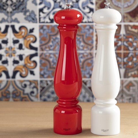 Młynek do soli Firenze czerwony 320mm Bisetti 6251MSLRL